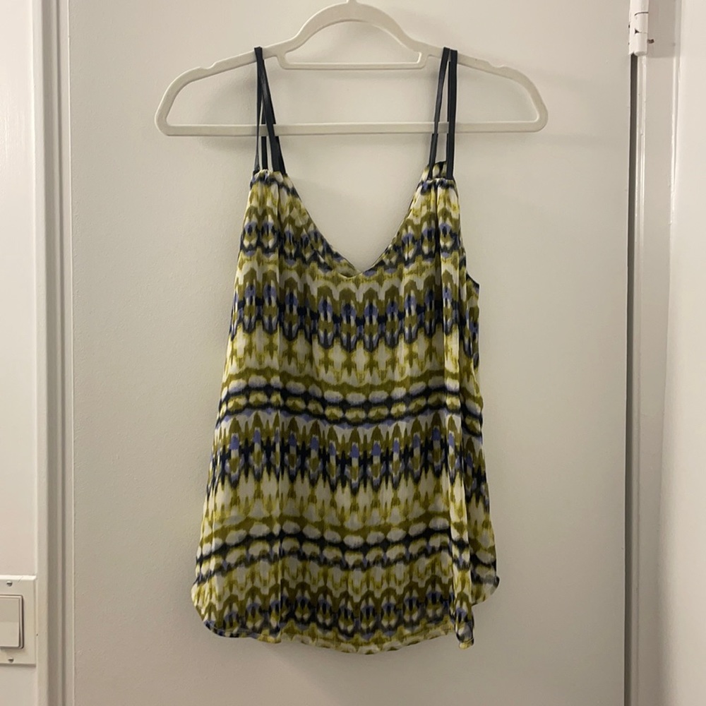 PJK silk cami with tie dye